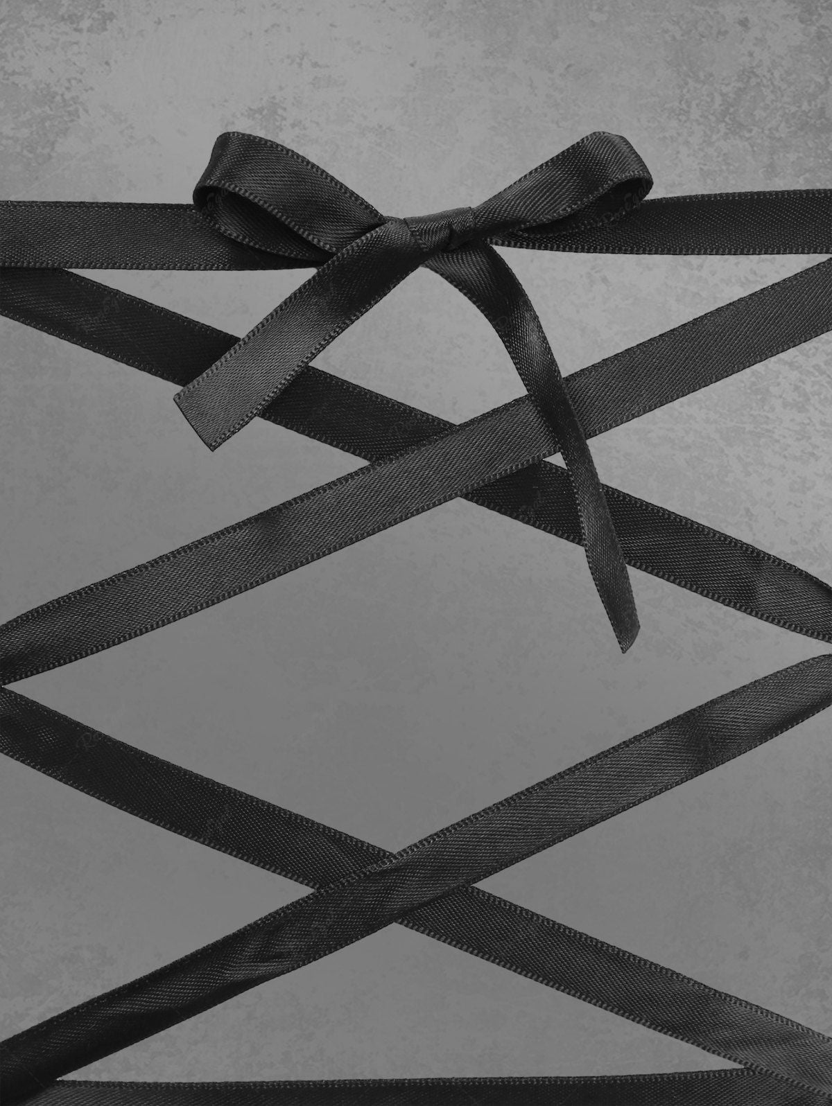 Gothic Fashion Chain Sheer Panel Lace Up Tied Underbust Corset Belt