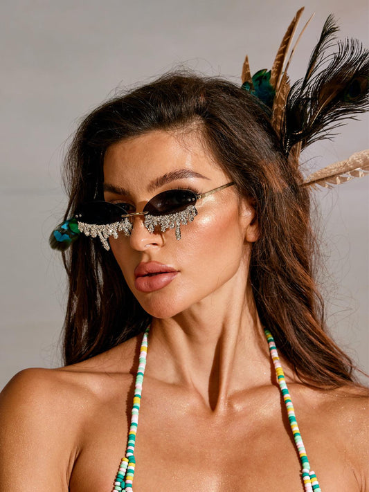 Airlie Teardrop Crystal Sunglasses Avalabel