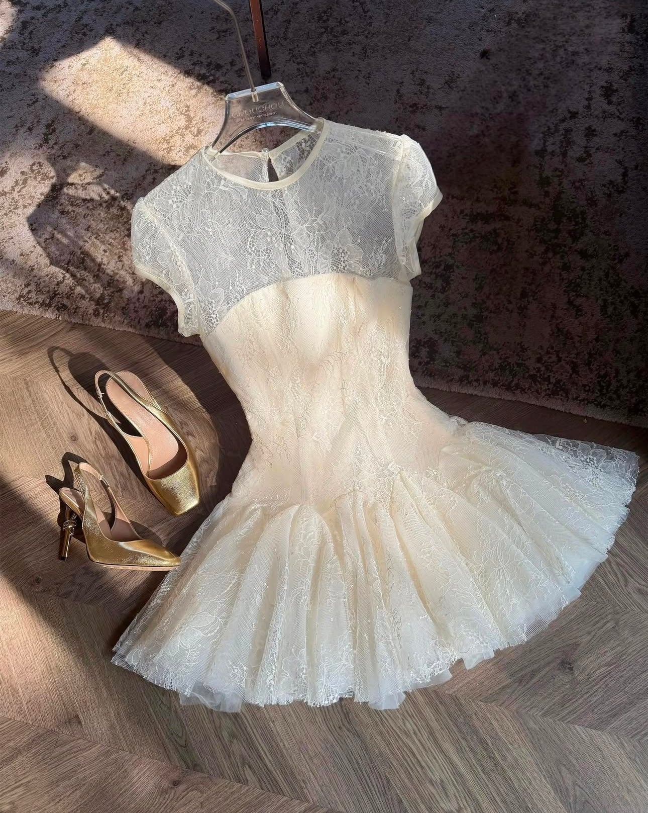 Sarah Lace Mini Dress