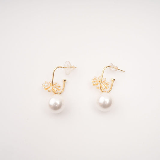 Kate Crystal-Embellished Pearl Earrings