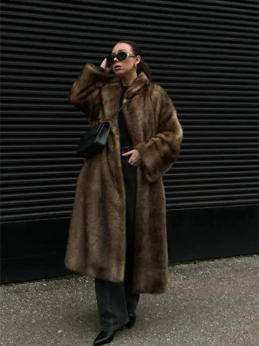Cheyanne Faux Fur Coat Avalabel