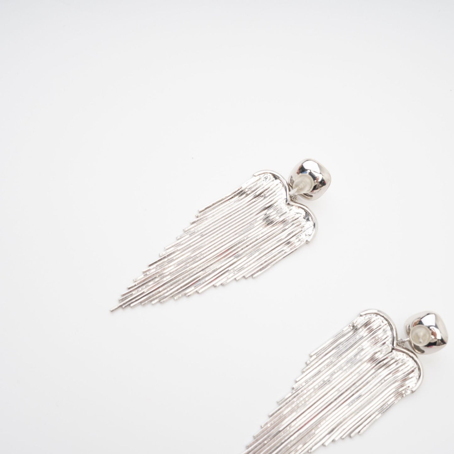 Eulalie Silver Tassel Earrings