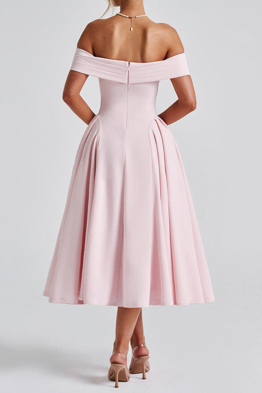 Miranda Midi Dress - Blush Avalabel