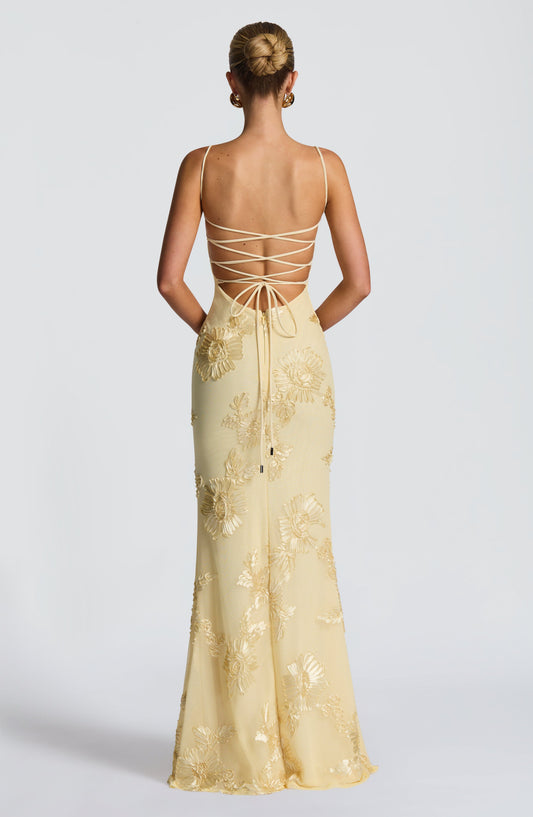 Nefertiti Maxi Dress - Lemon Avalabel