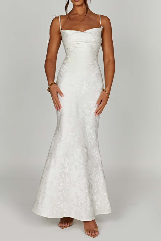 Whitney Maxi Dress - Ivory Avalabel