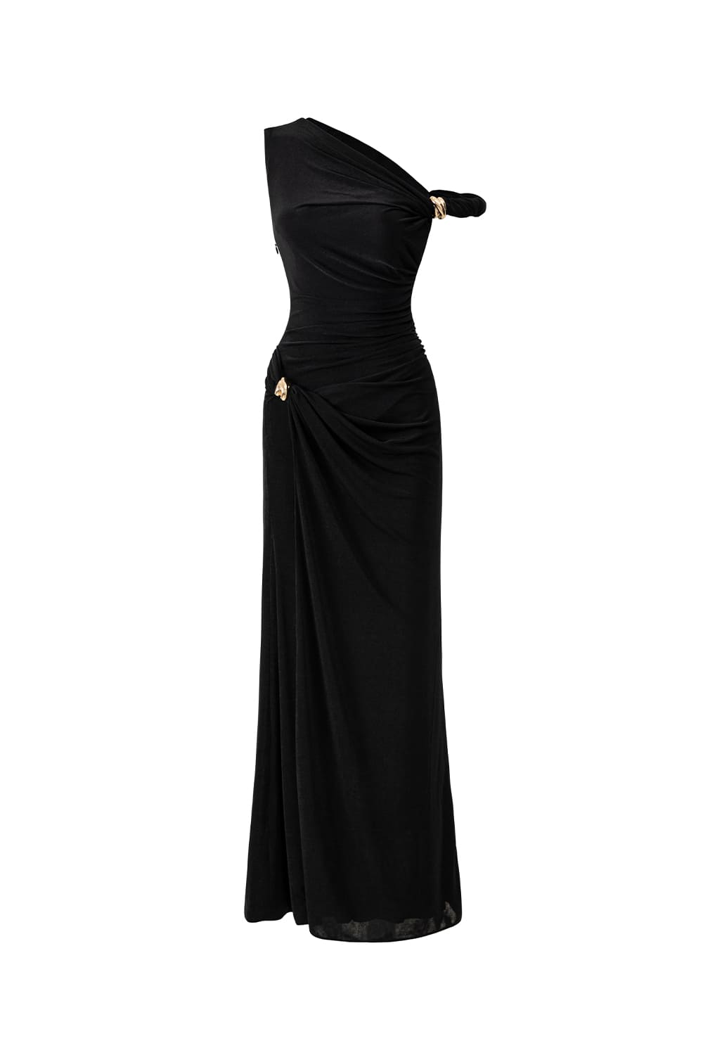 Deline Sheath Gathered Spandex Ankle Length Dress Avalabel