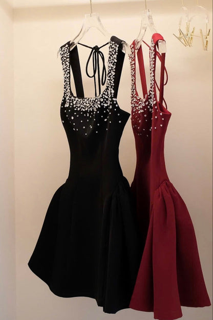 elise embellished mini dress