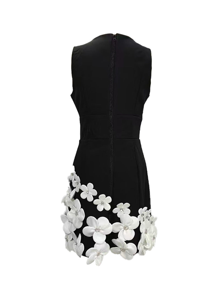 Black and White Mini Dress Avalabel
