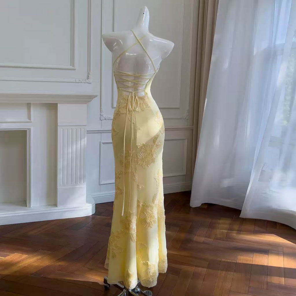 Nefertiti Maxi Dress - Lemon Avalabel