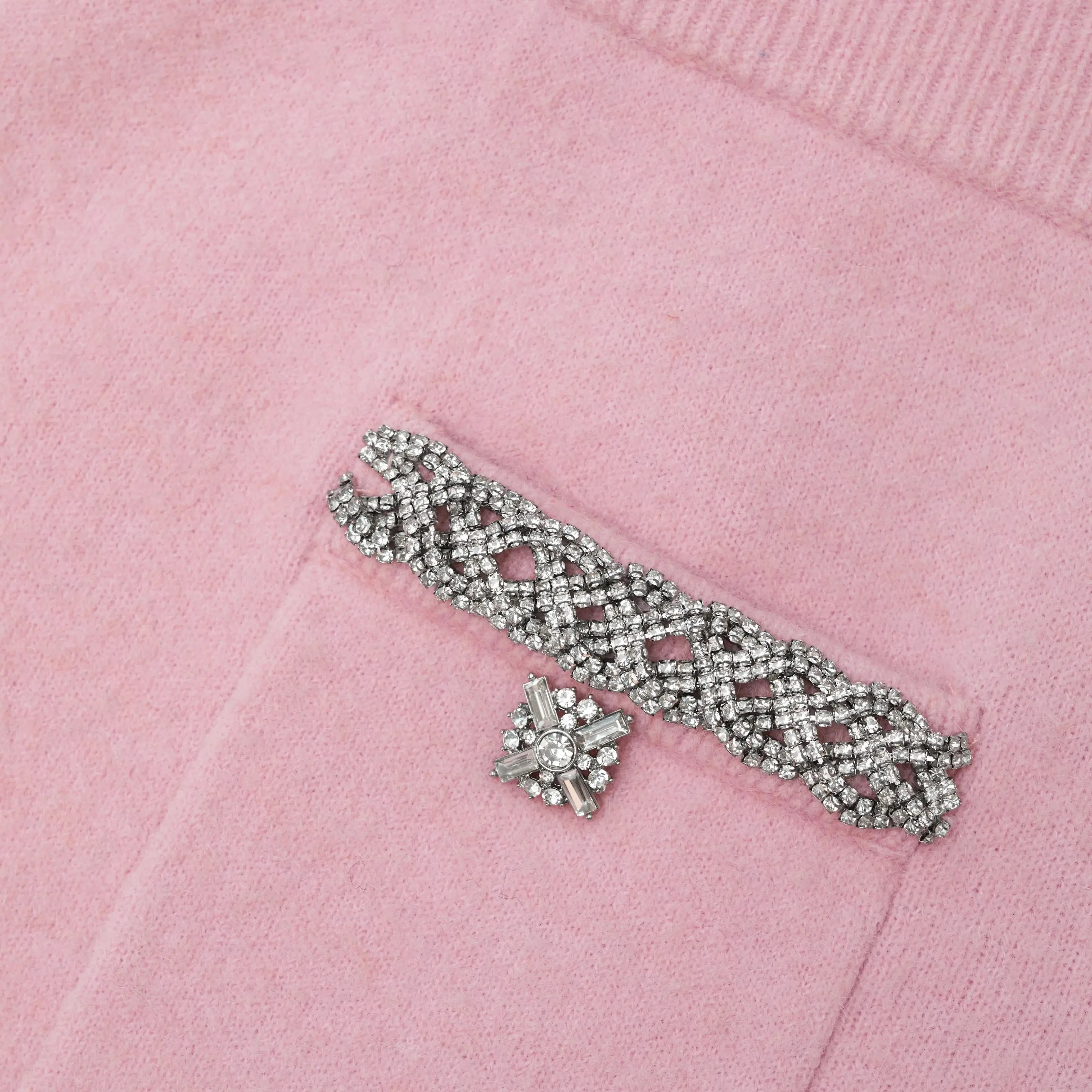 shirley pink embellished jacket & skirt matching set Avalabel
