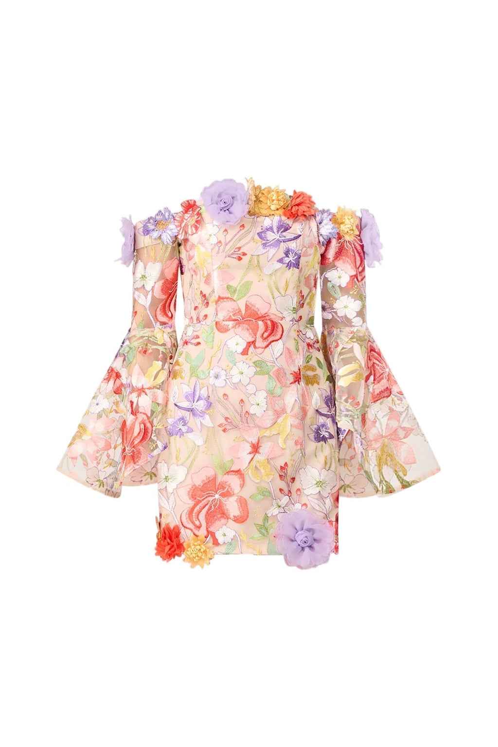 tabitha multicolor Off Shoulder Mini Dress in Floral Avalabel