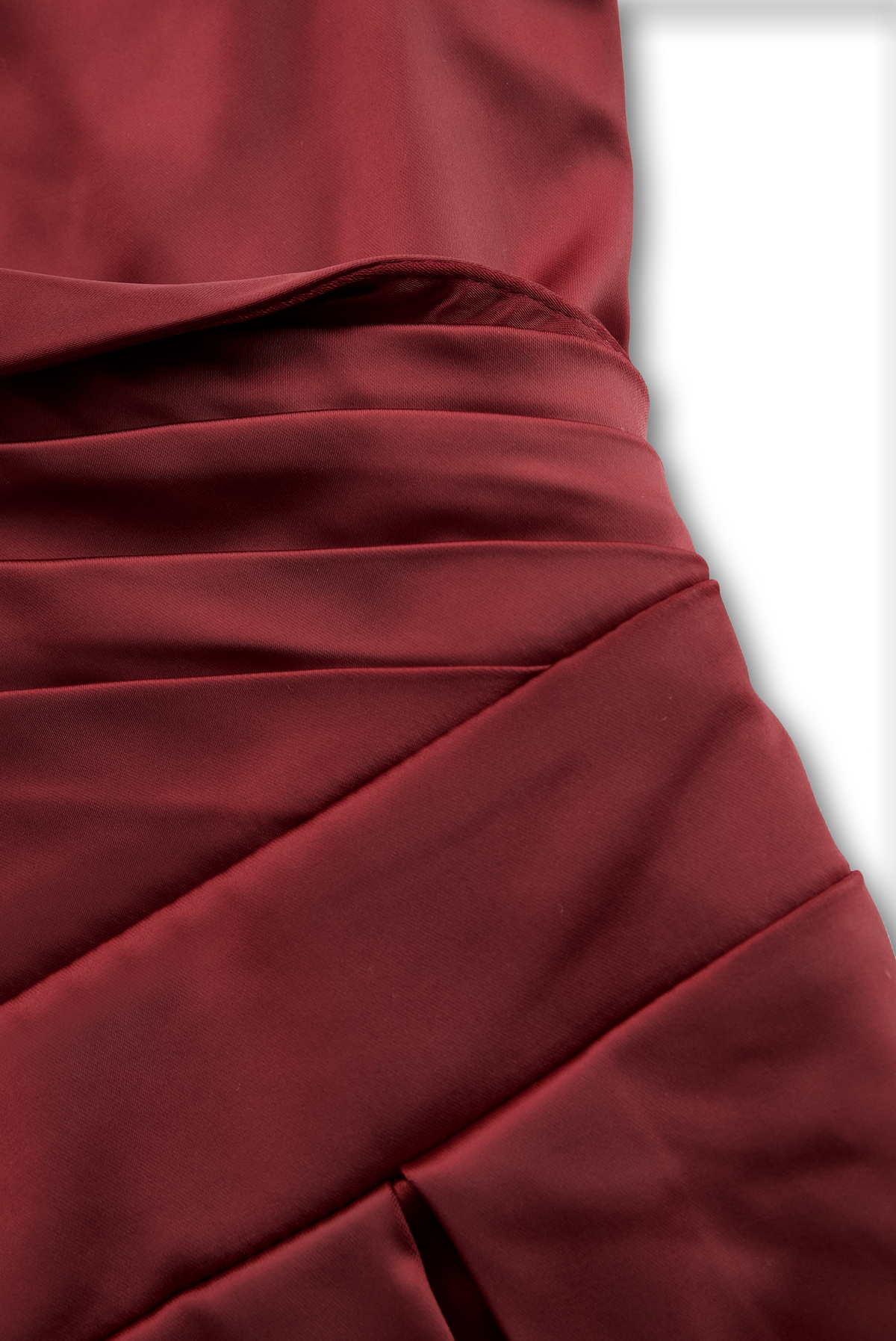 Vintage-Inspired Satin Midi Dress With Draped Collar Avalabel
