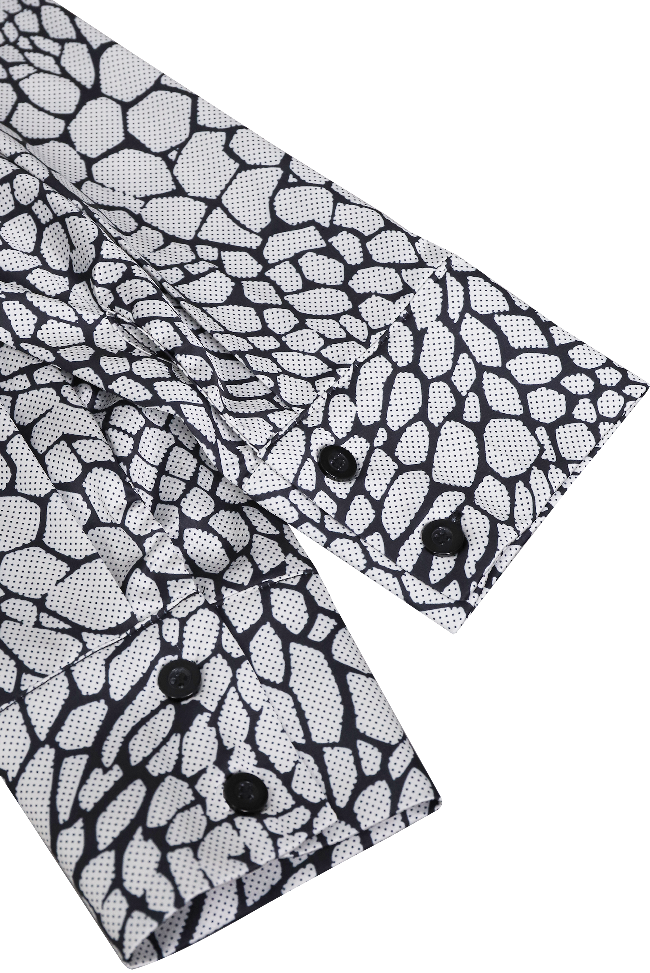 Modern Satin Printed Blouse with Classic Snake Pattern Elegance Avalabel