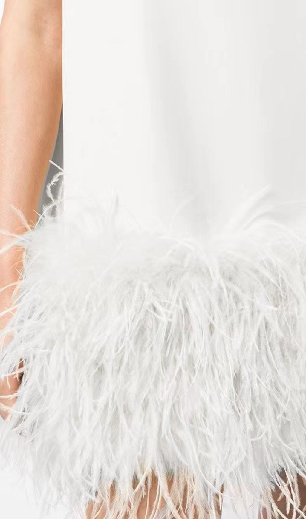 FEATHER MINI DRESS Avalabel