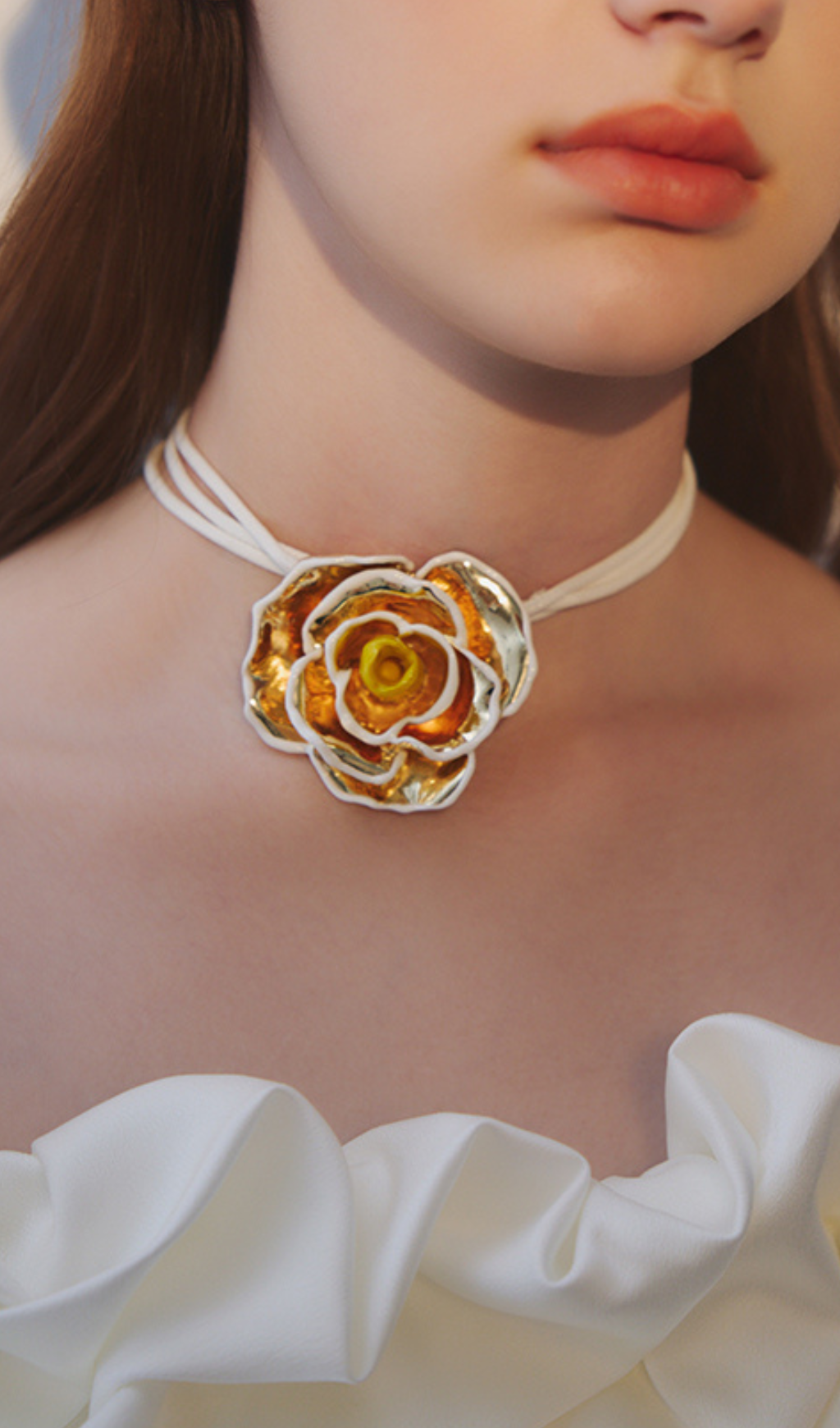 Flower Rose Necklace Avalabel