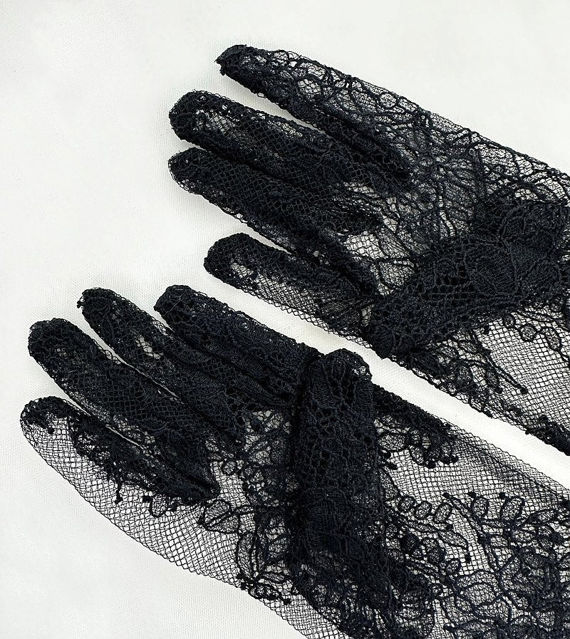 Pom LACE HANDMADE LONG GLOVES Avalabel