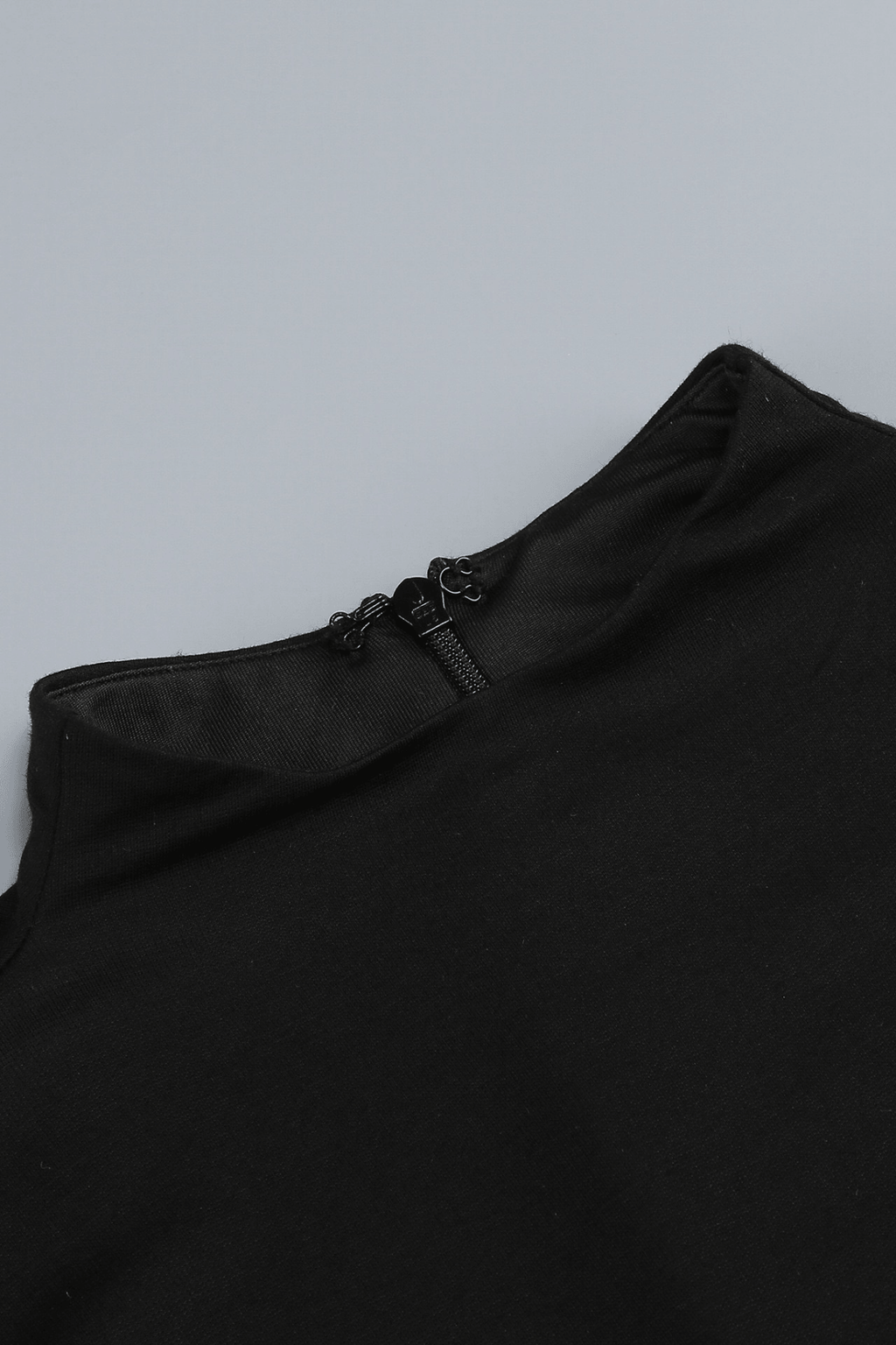 Dale Black Sleeveless Turtleneck Maxi Dress Avalabel