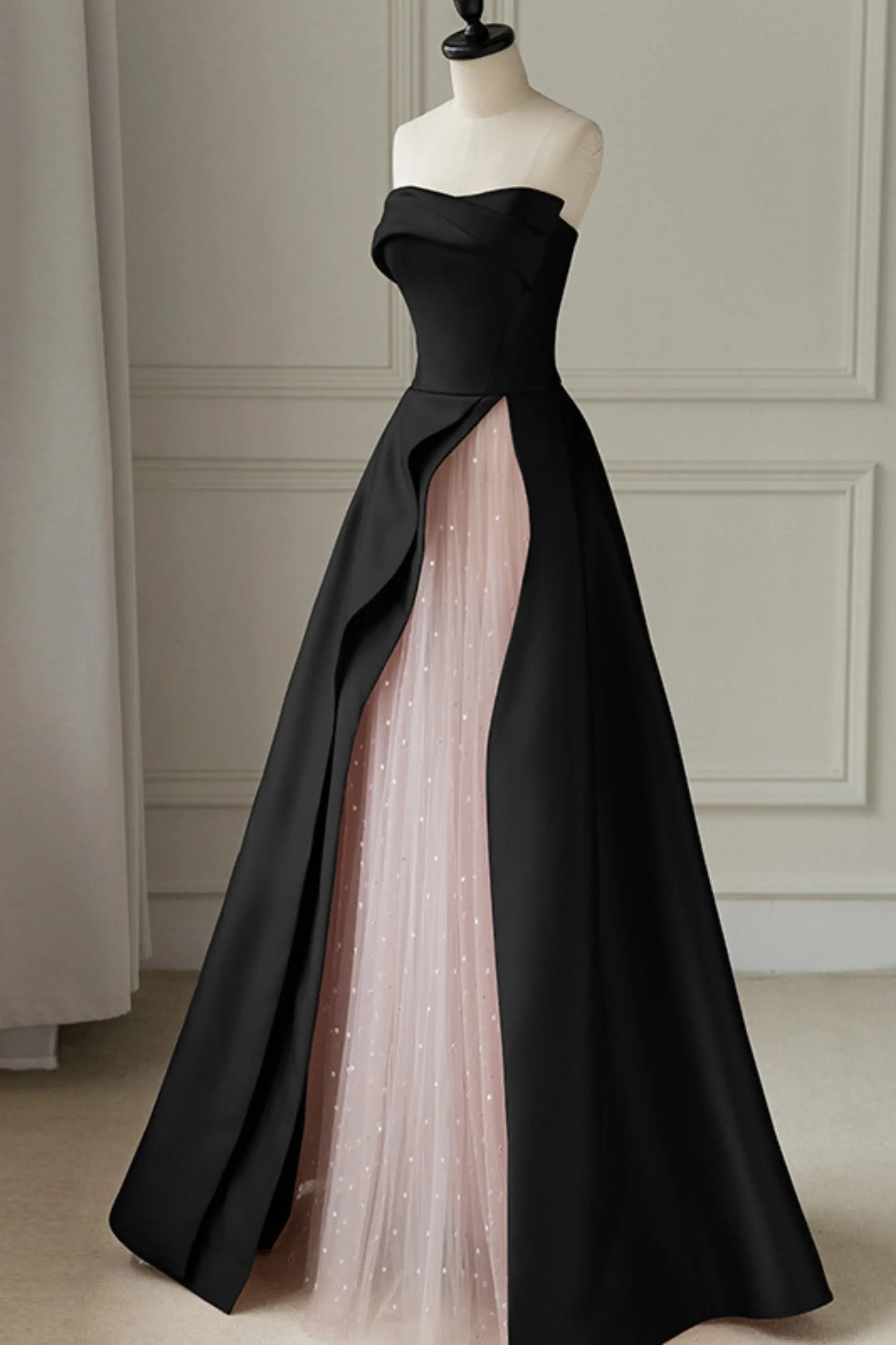 sleeveless embellished maxi dress in black Avalabel