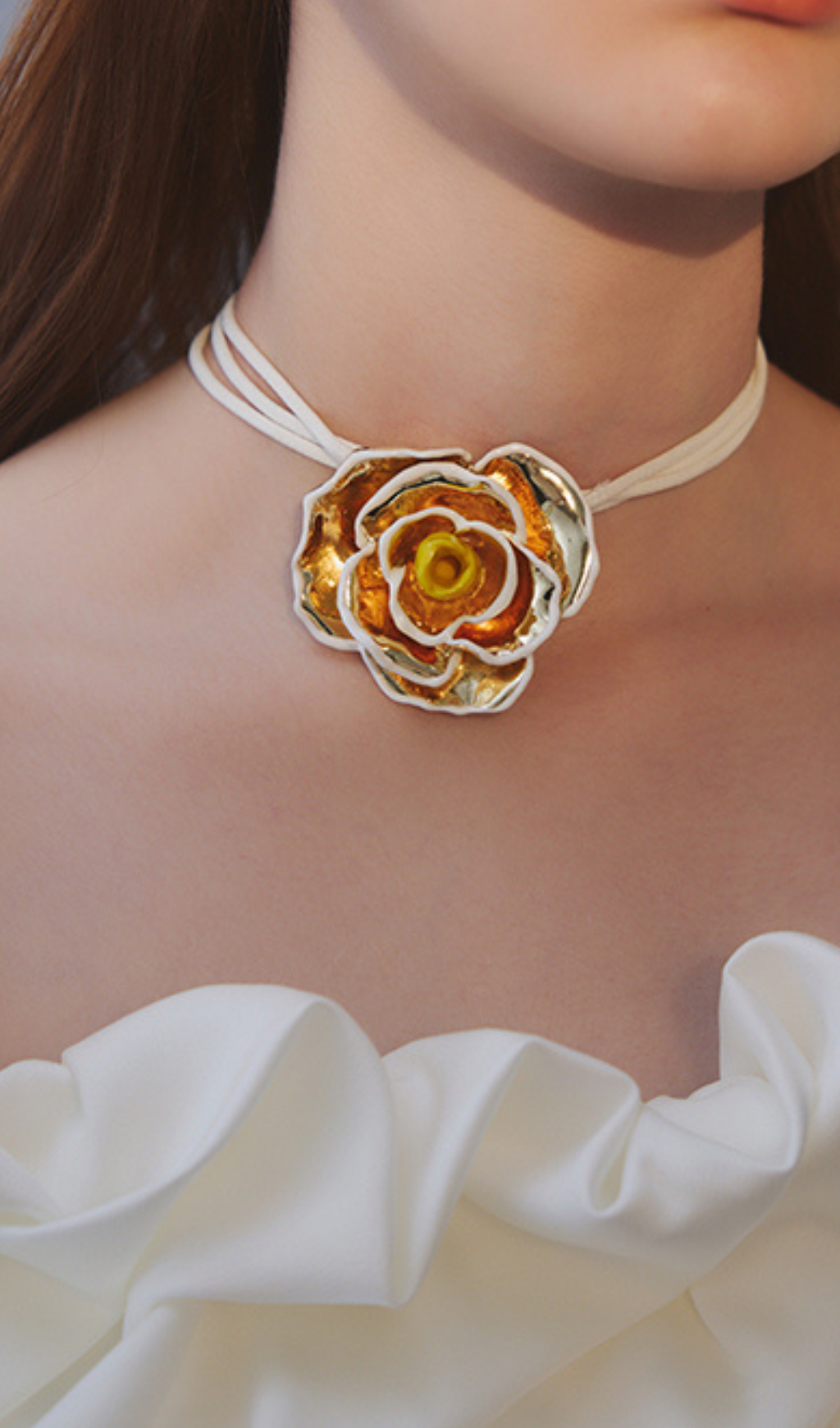 Flower Rose Necklace Avalabel