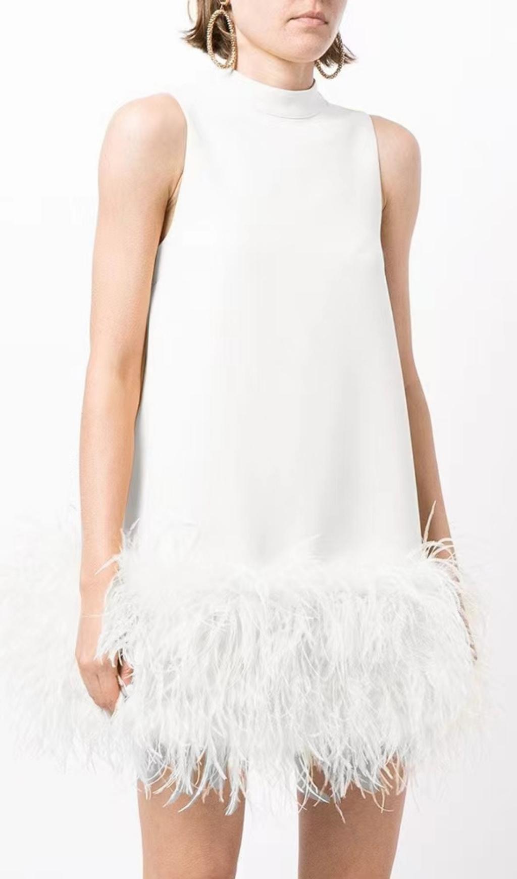 FEATHER MINI DRESS Avalabel