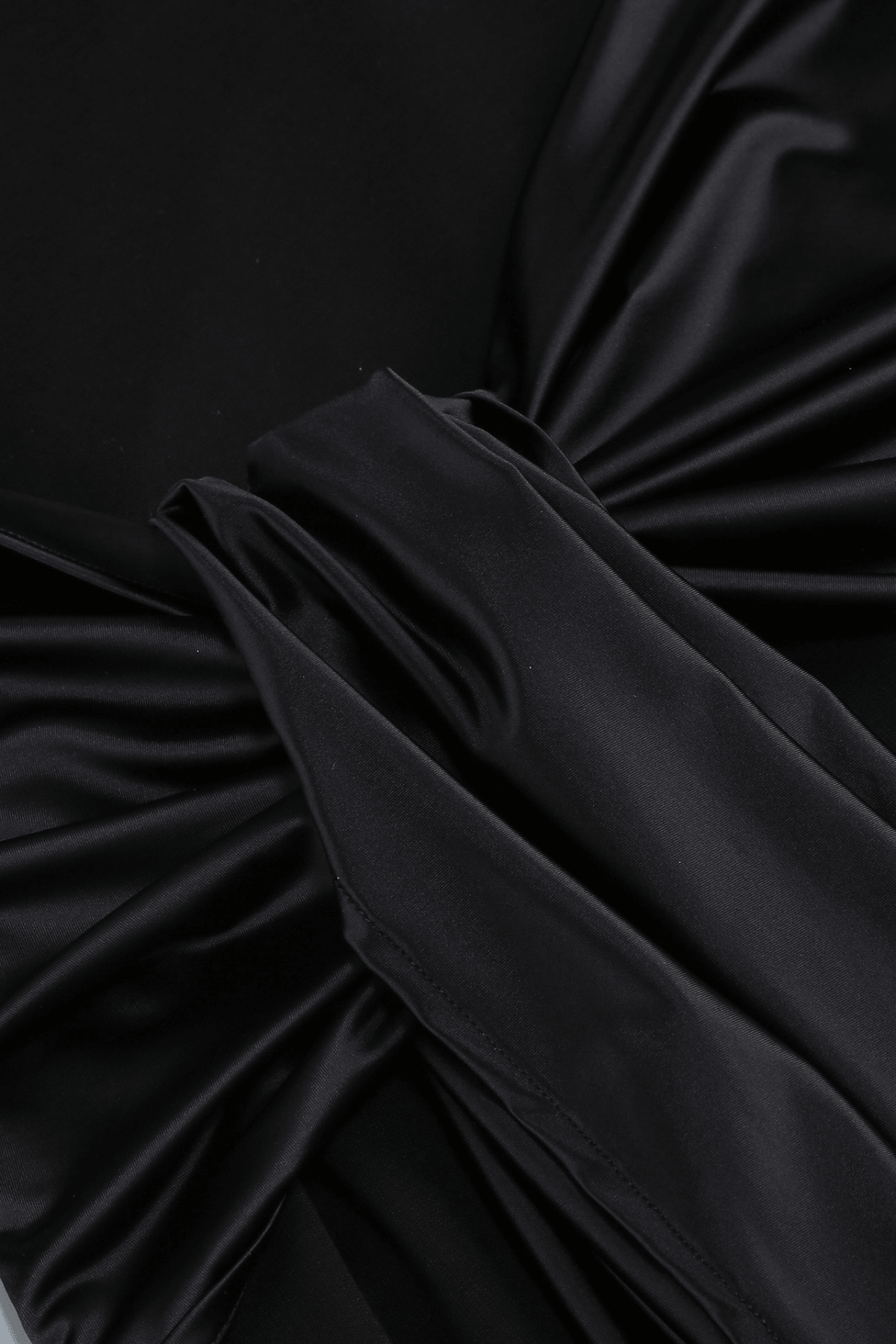 Dale Black Sleeveless Turtleneck Maxi Dress Avalabel