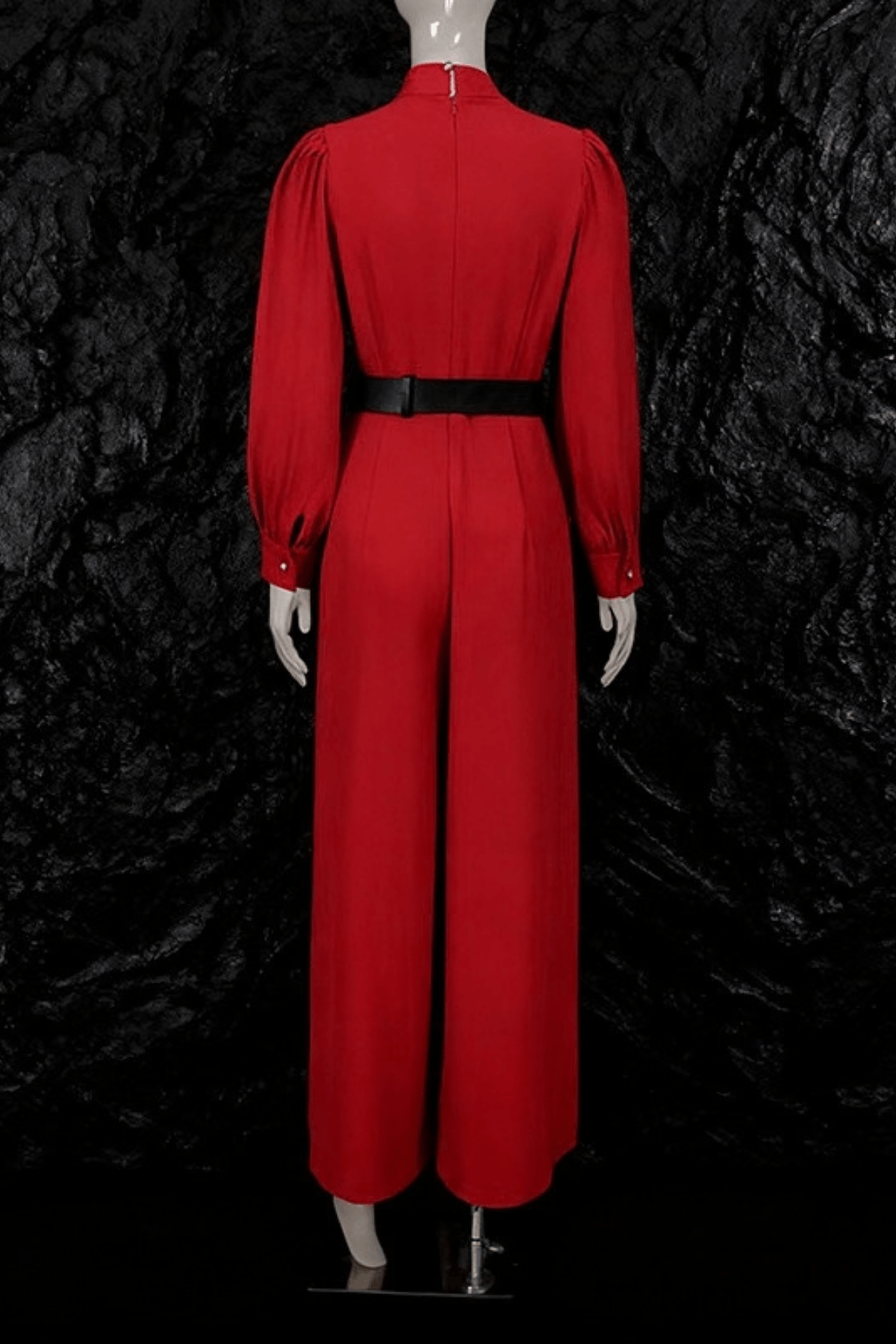 Elle Belted Long Sleeve Wide Leg Jumpsuit Avalabel