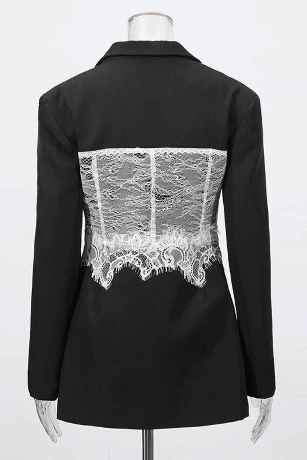 Elsie Black Oversized Structured Blazer Avalabel