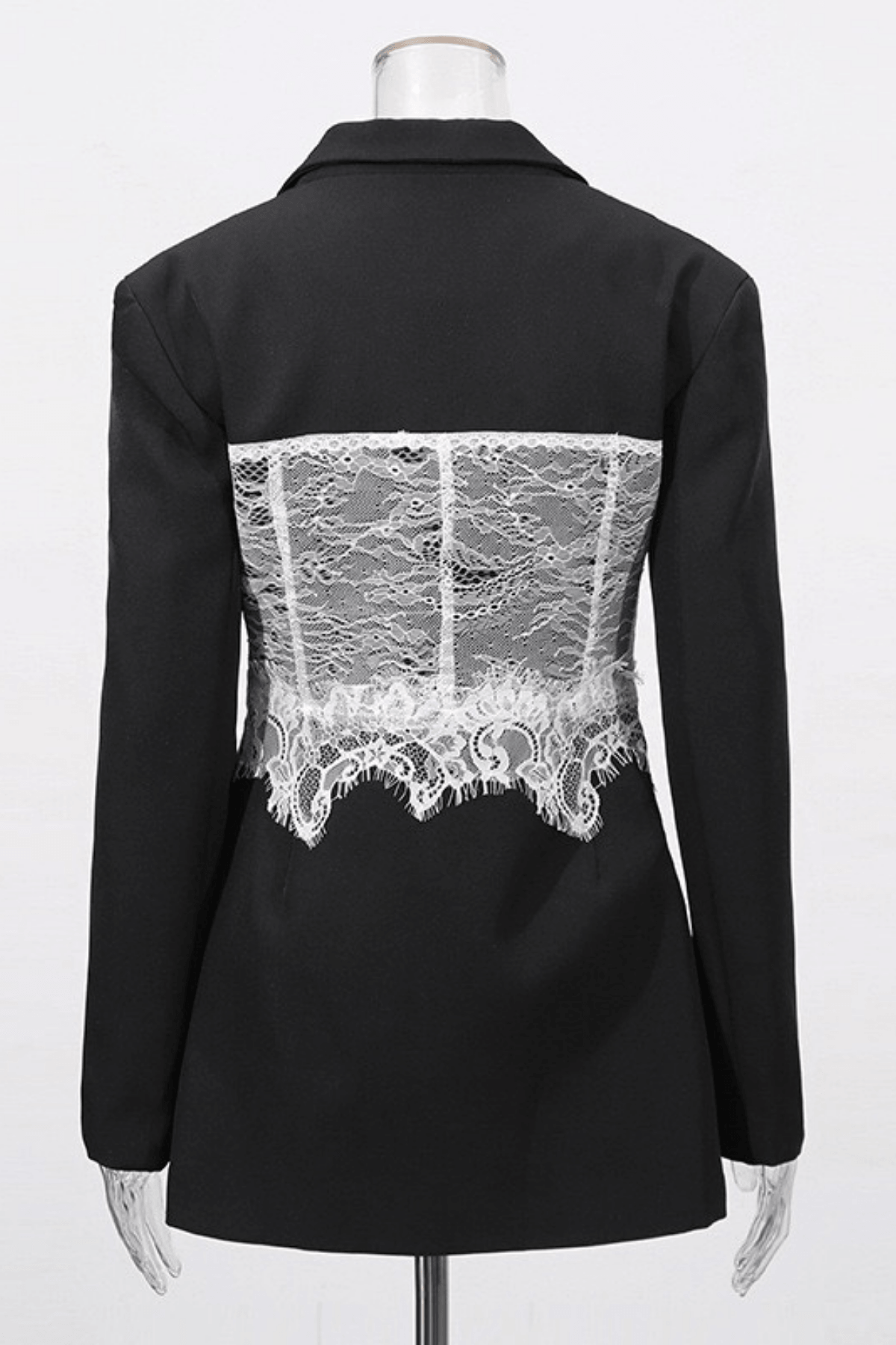 Elsie Black Oversized Structured Blazer Avalabel