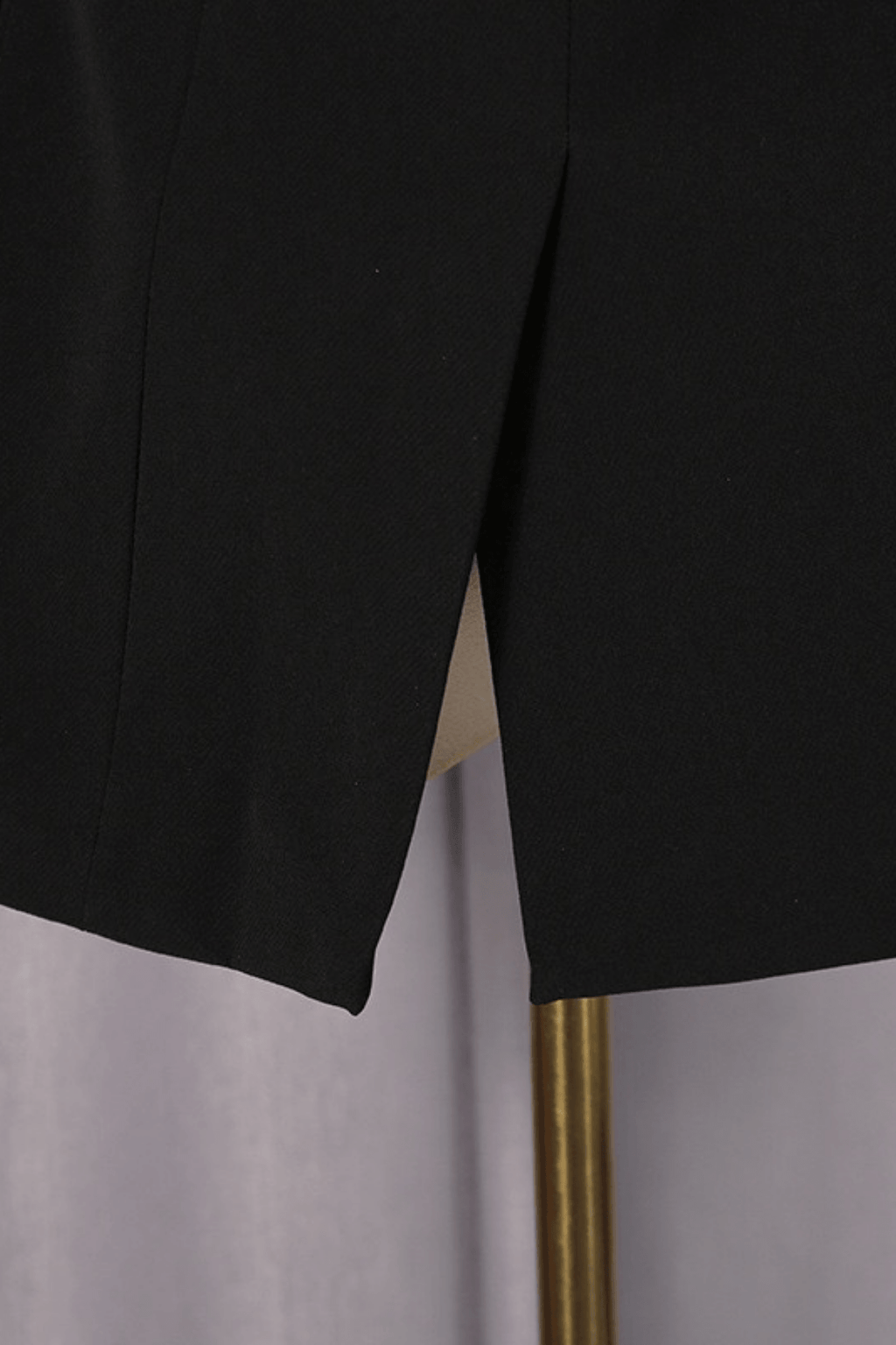Black Lace Corset Panel Tailored Blazer Avalabel