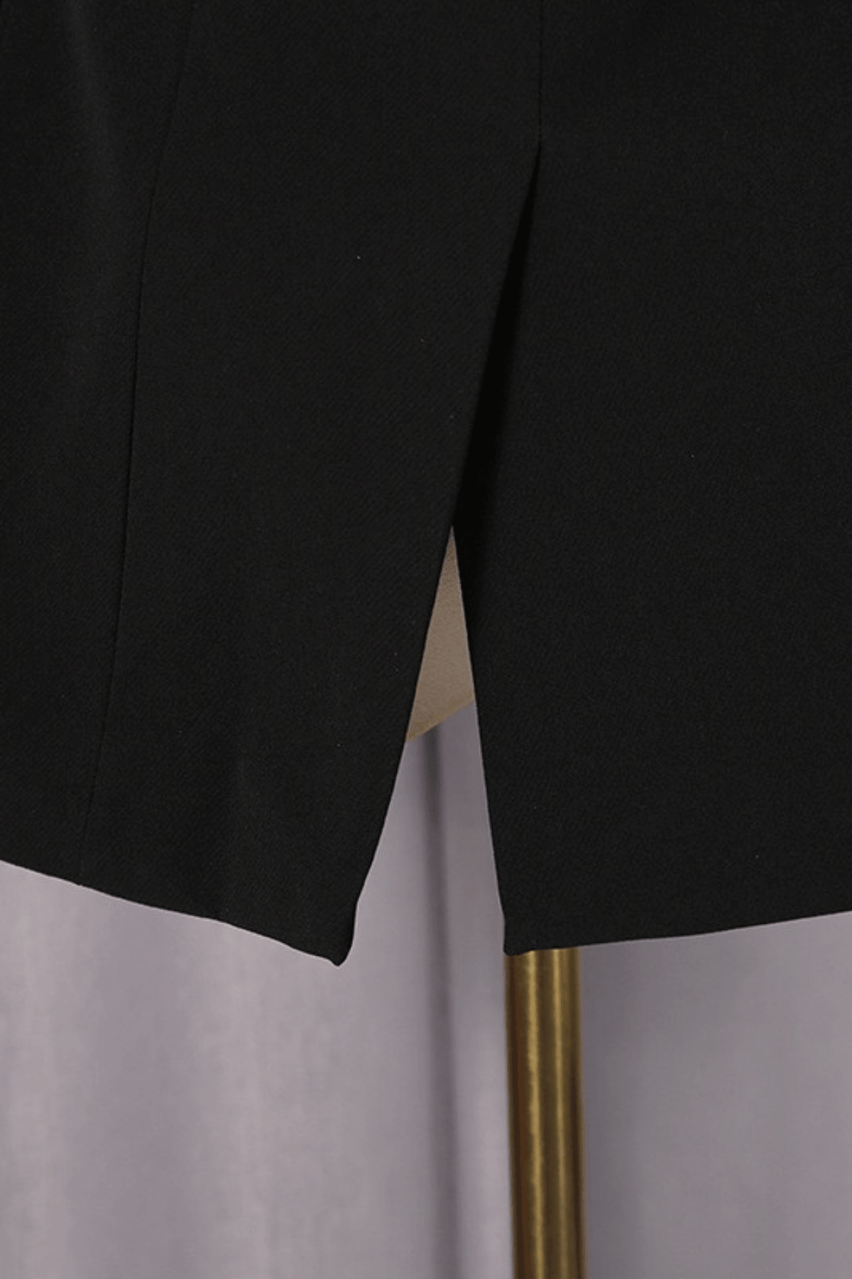 Black Lace Corset Panel Tailored Blazer Avalabel