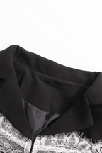 Elsie Black Oversized Structured Blazer Avalabel