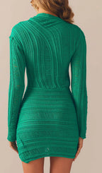 Hollow Out  Mini Dress Avalabel