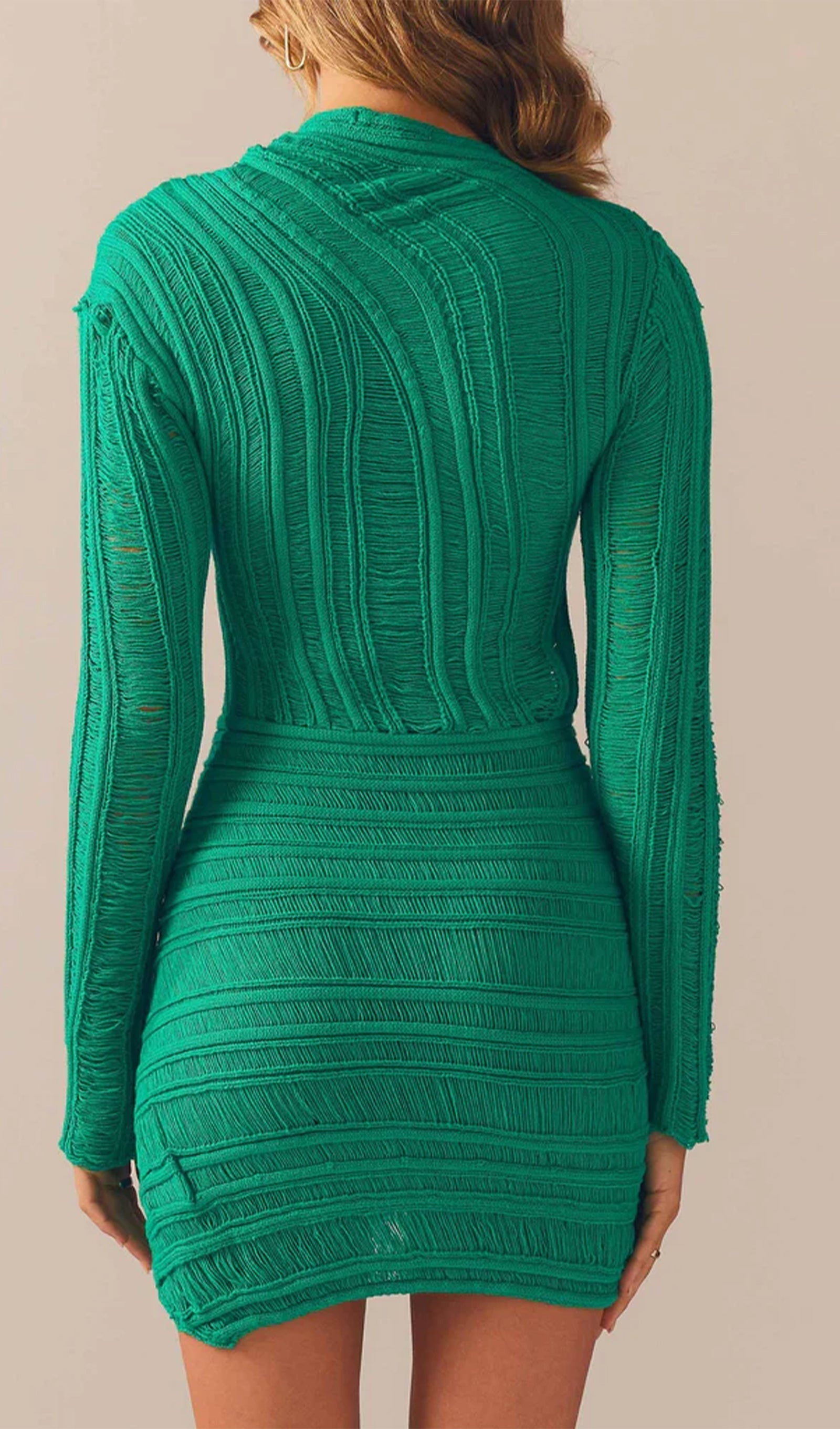Hollow Out  Mini Dress Avalabel
