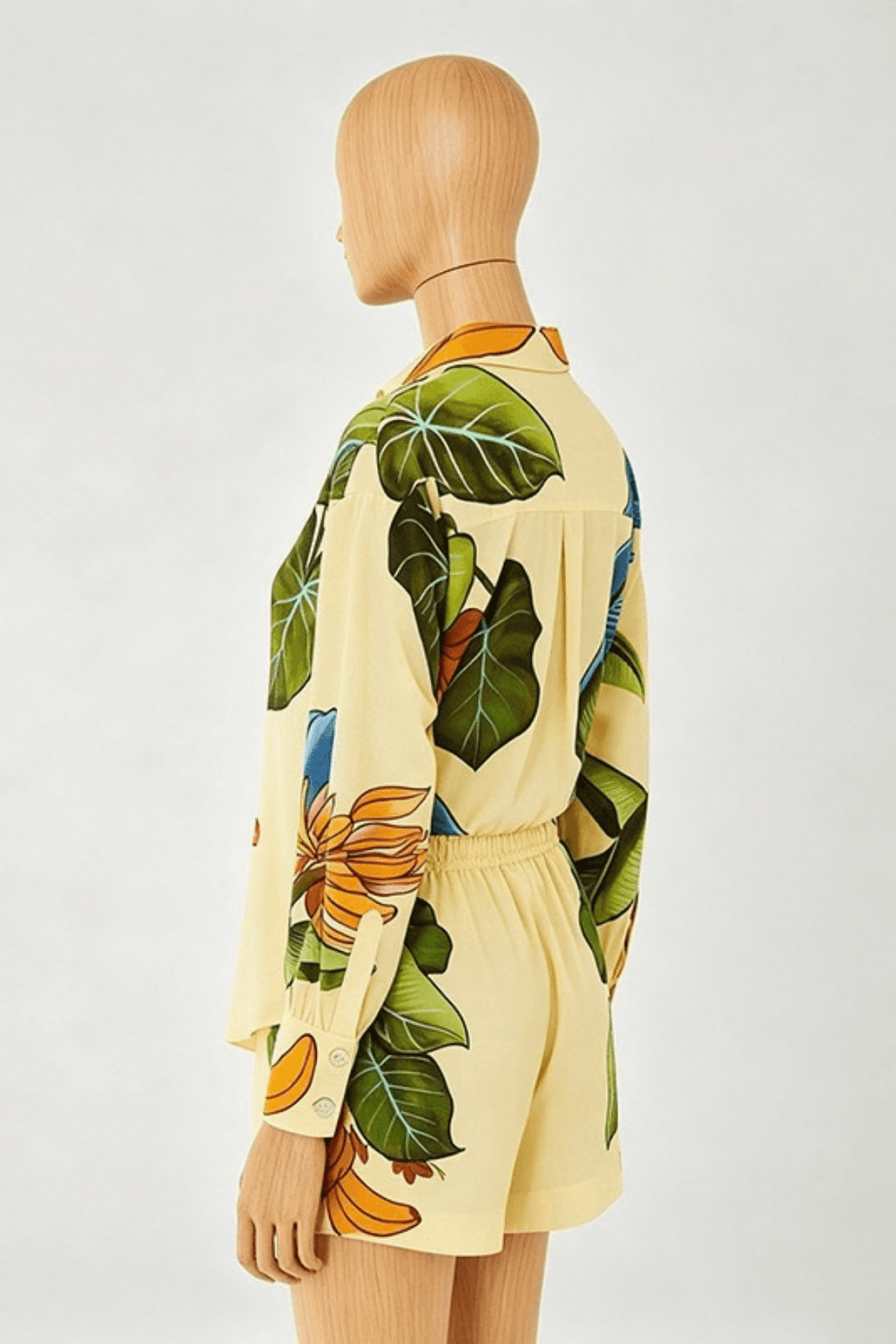 Gloria Tropical Floral Print Two Piece Set Avalabel
