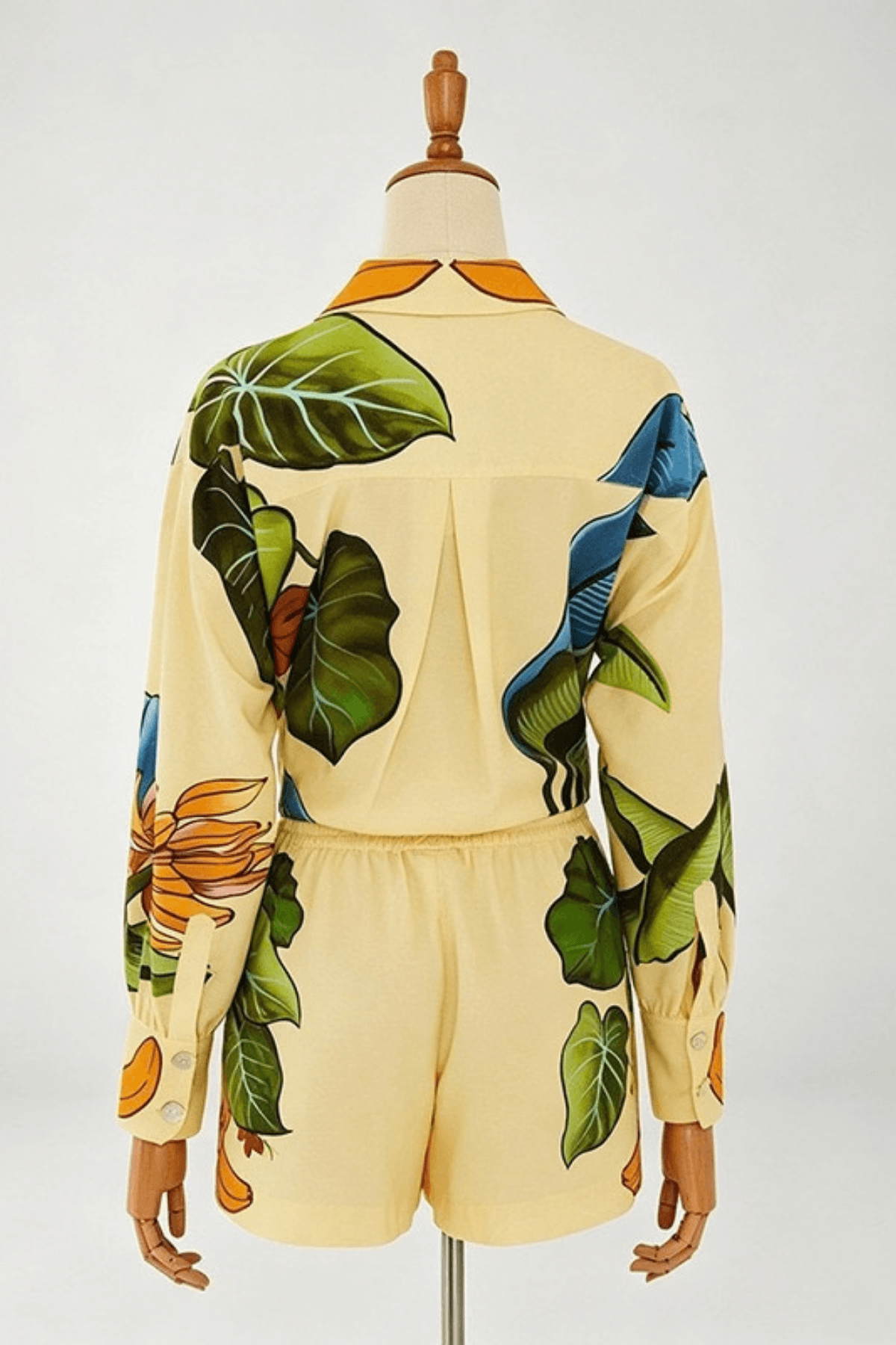 Gloria Tropical Floral Print Two Piece Set Avalabel
