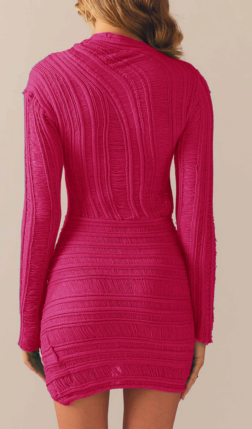 Hollow Out  Mini Dress Avalabel