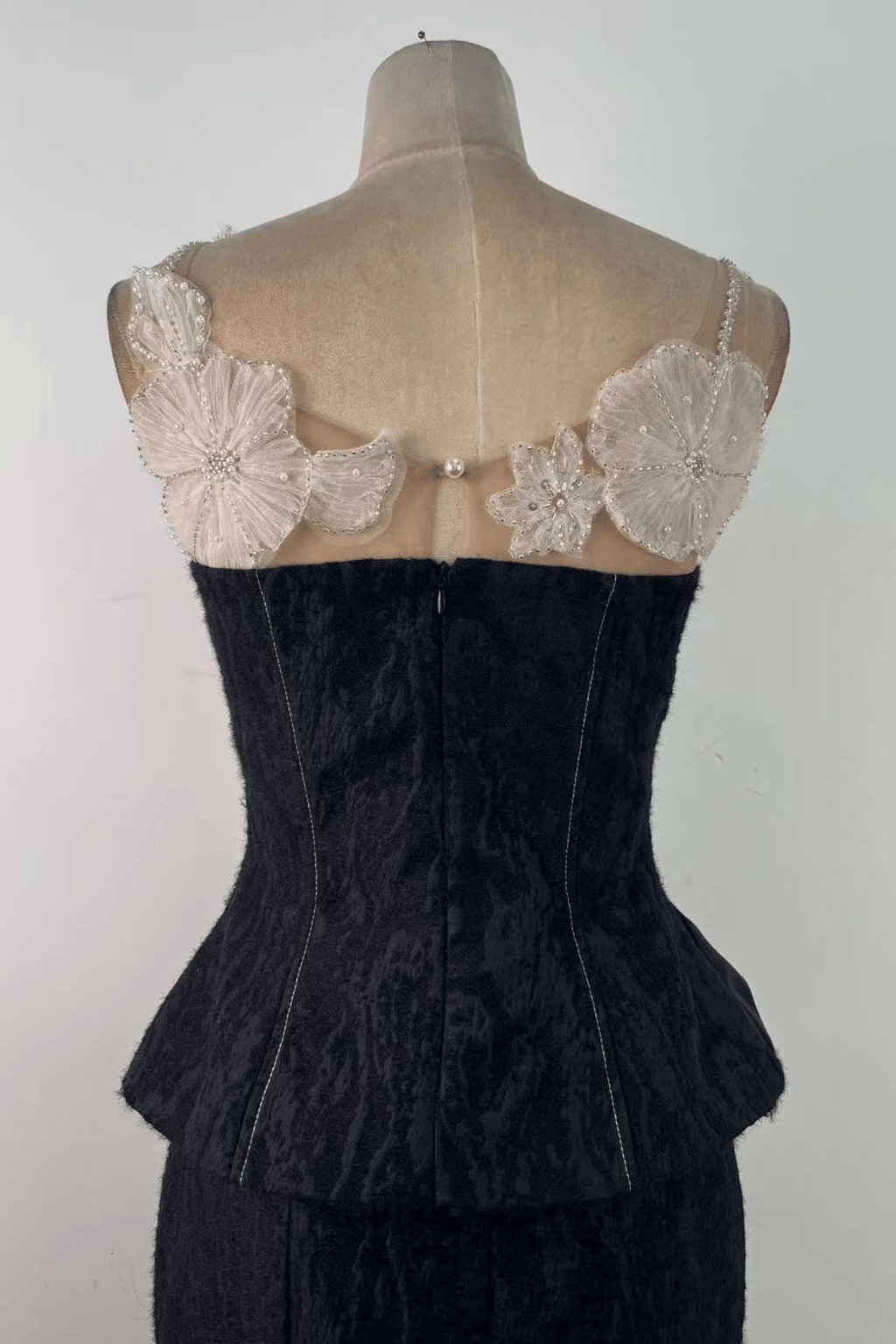 Serena Lace Trim Two Piece Formal Mermaid Dress Avalabel