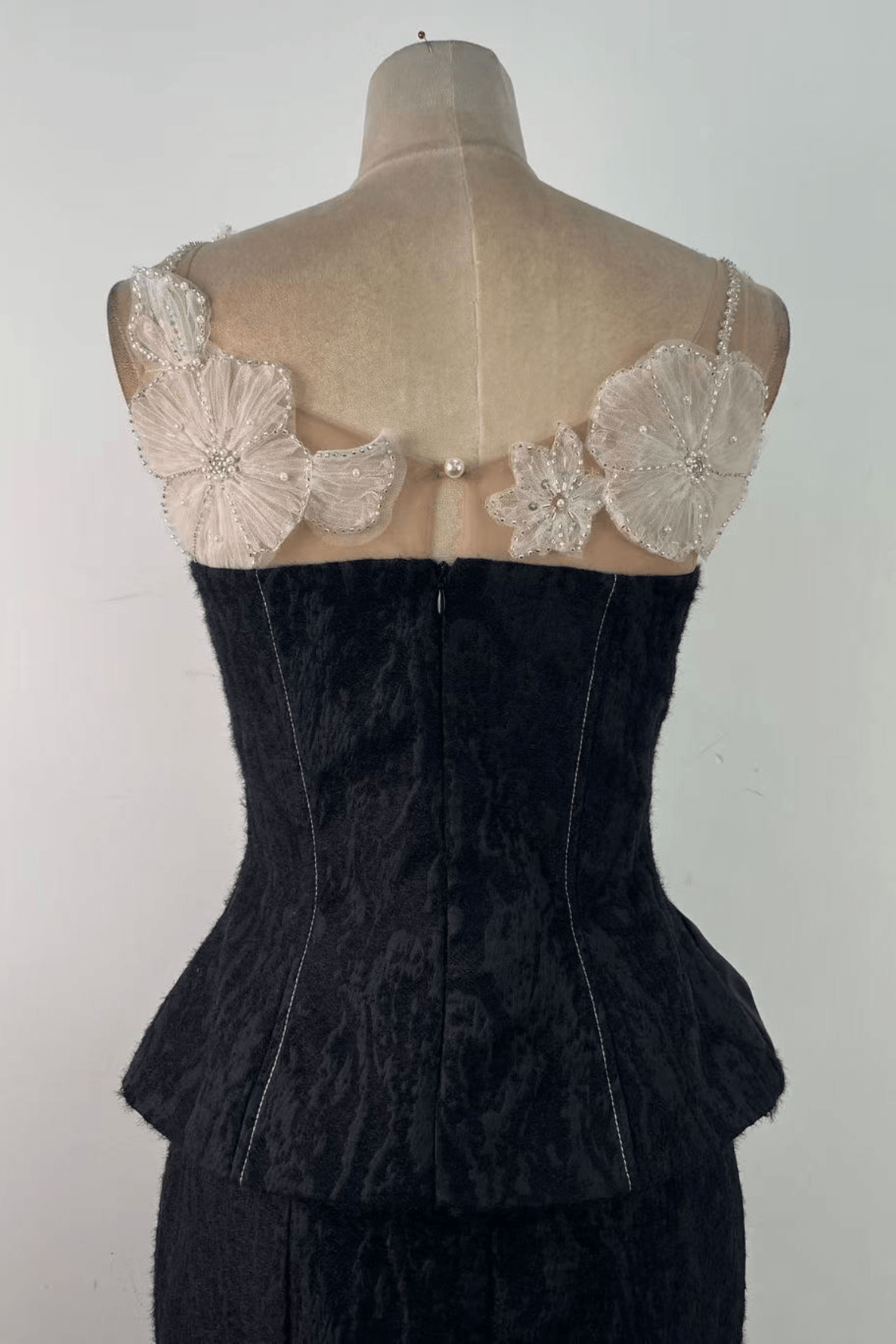 Serena Lace Trim Two Piece Formal Mermaid Dress Avalabel