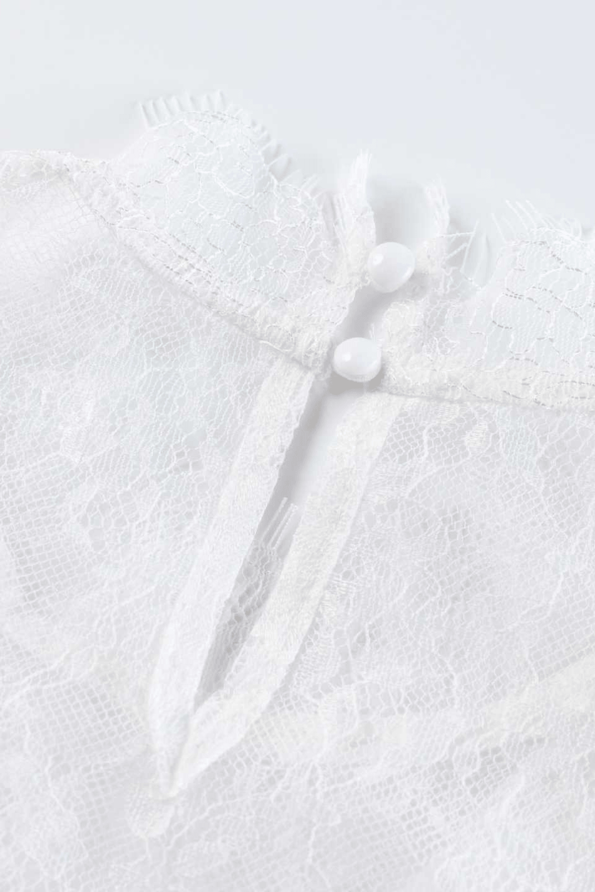 White Lace Halter Neck Ruched A Line Mini Dress Avalabel