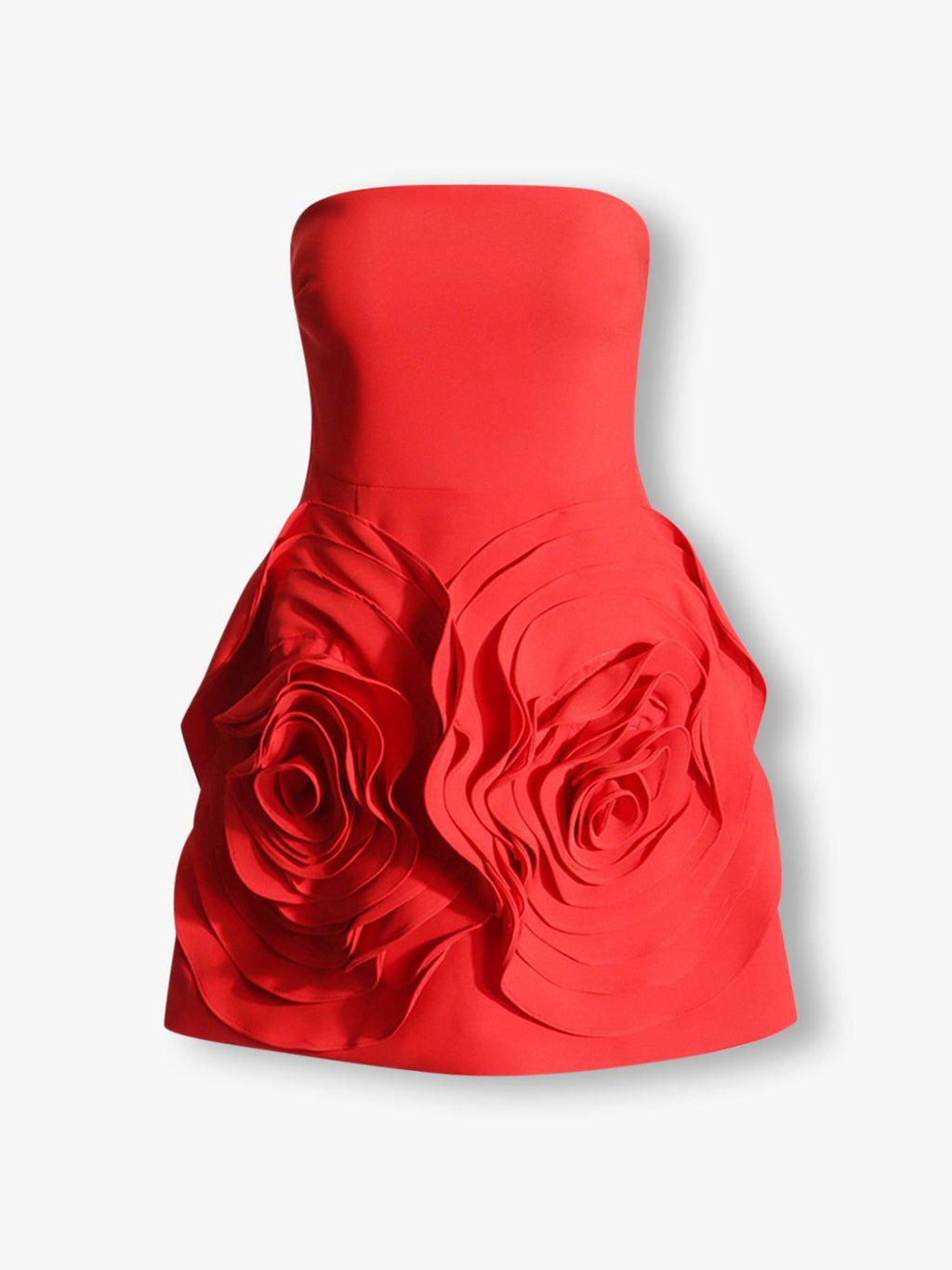 Shaha Floral Strapless Mini Dress Avalabel