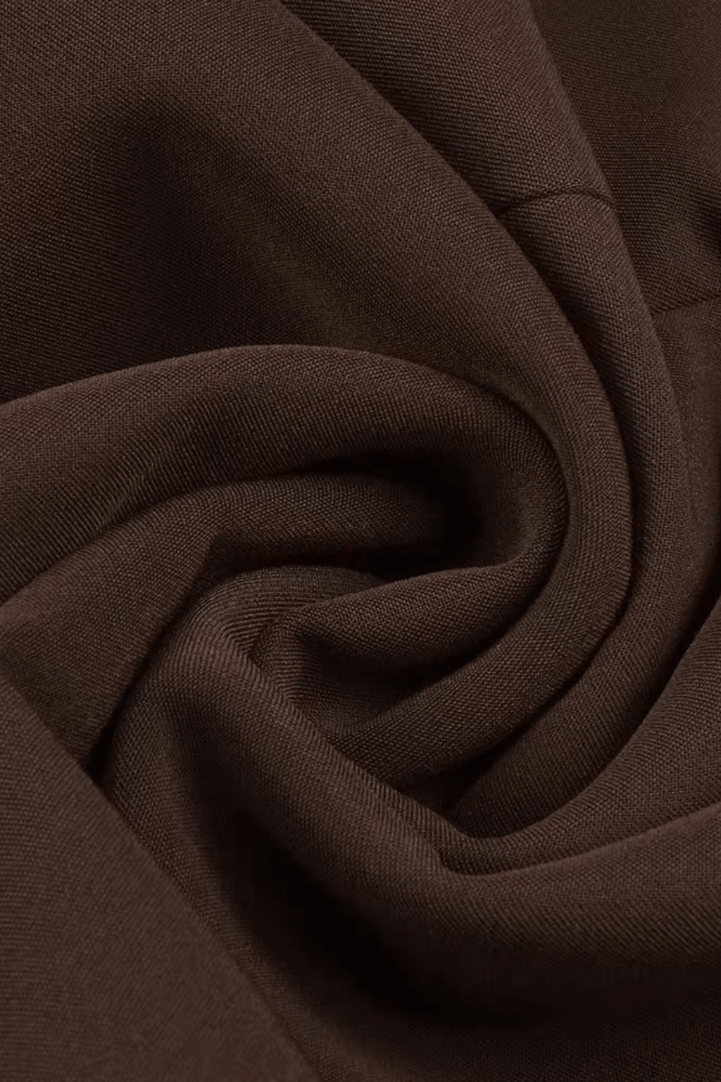 Aria Brown Asymmetrical Off Shoulder Slit Maxi Dress Avalabel