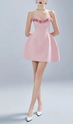 Colette Flower Mini Dress Avalabel