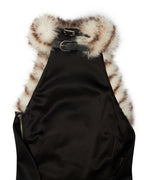 dora halter Backless Furry Top Avalabel