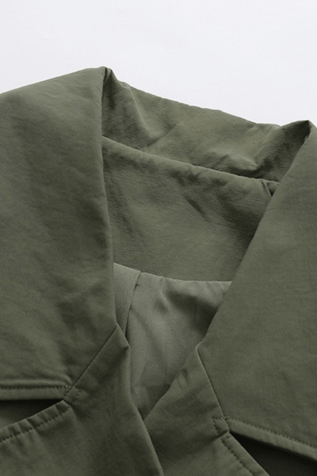 Dolly Olive Green Peplum Blazer Avalabel