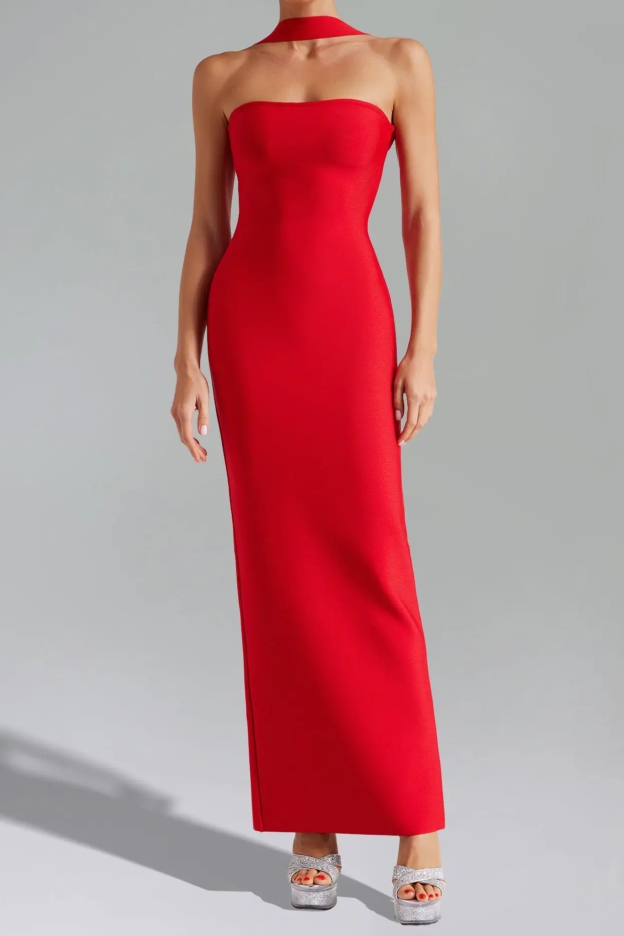 Rosee Sleeveless Bandage Maxi Dress Avalabel
