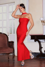 Rosee Sleeveless Bandage Maxi Dress Avalabel