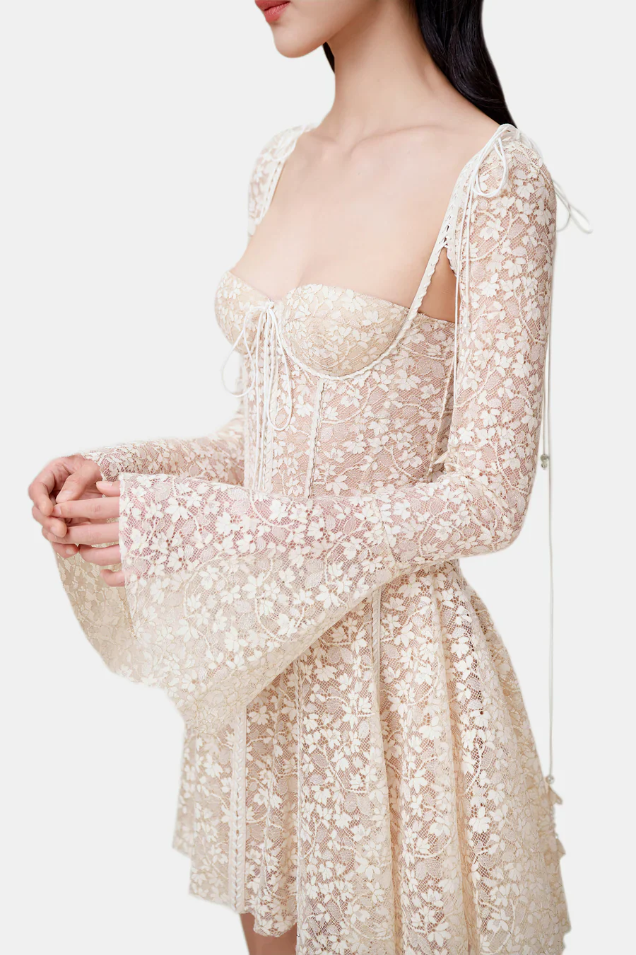 Elena | Lace Mini Dress Avalabel