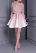 Light pink shirt suit mini dress Avalabel