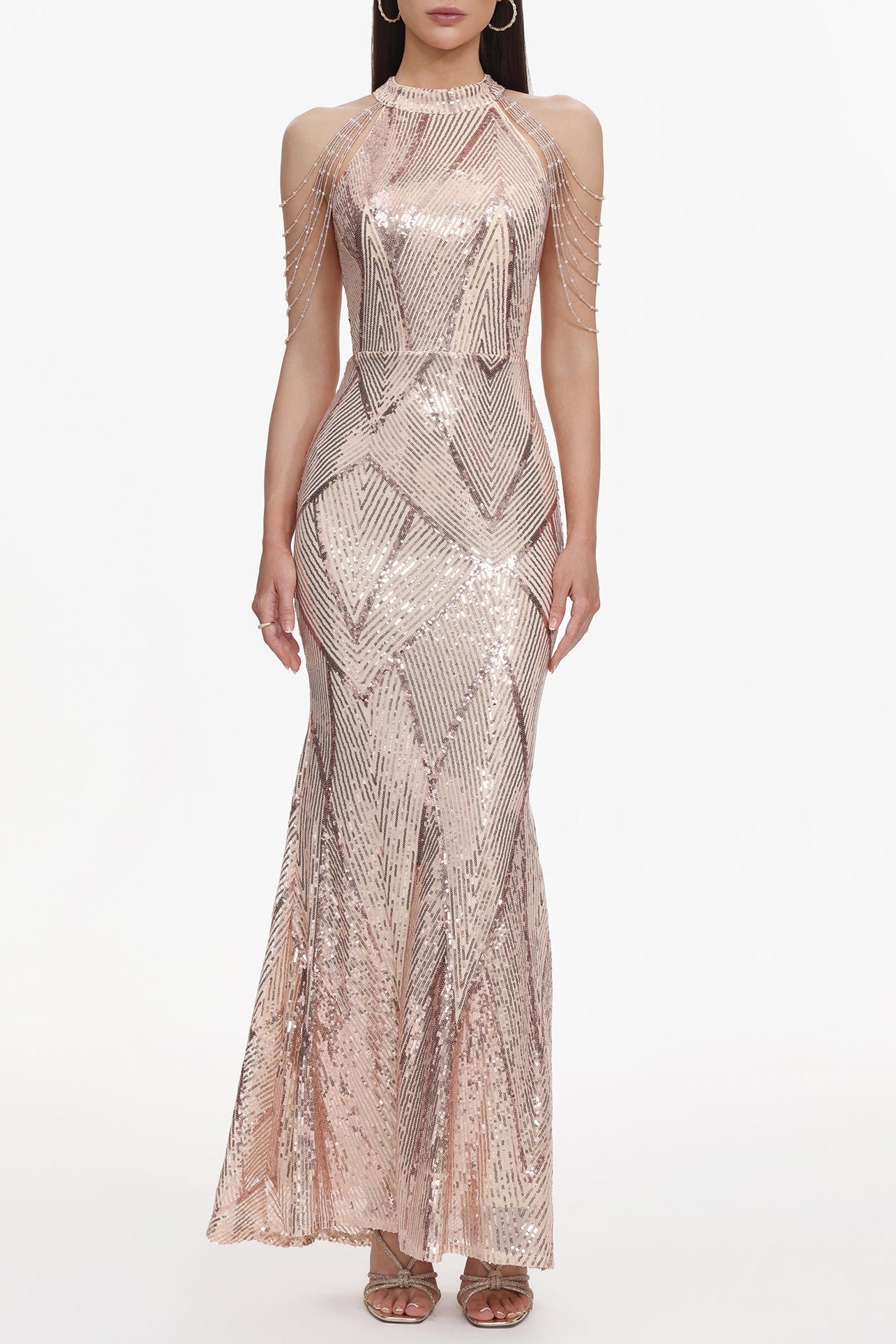 Bali Sequin Maxi Dress Avalabel