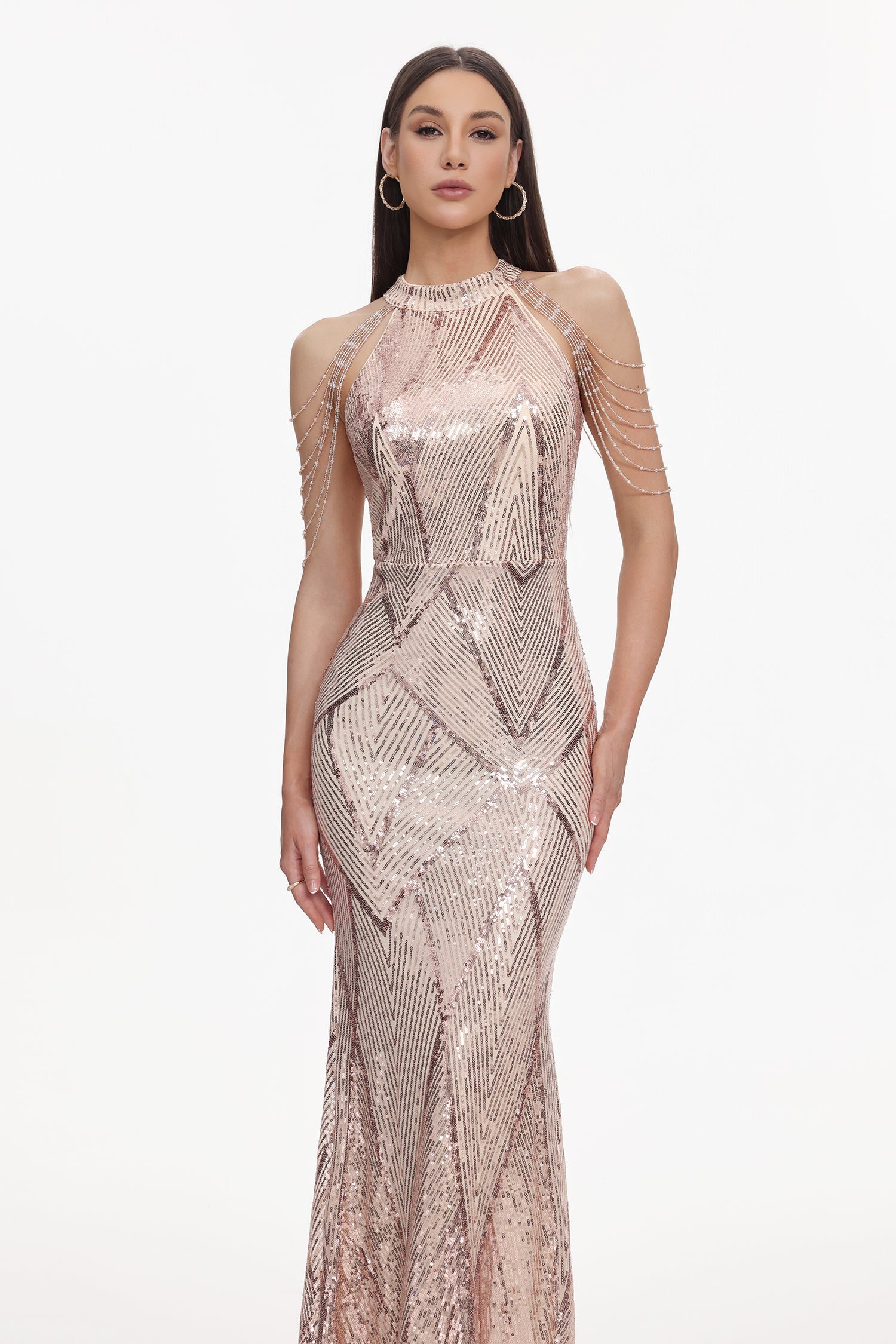Bali Sequin Maxi Dress Avalabel
